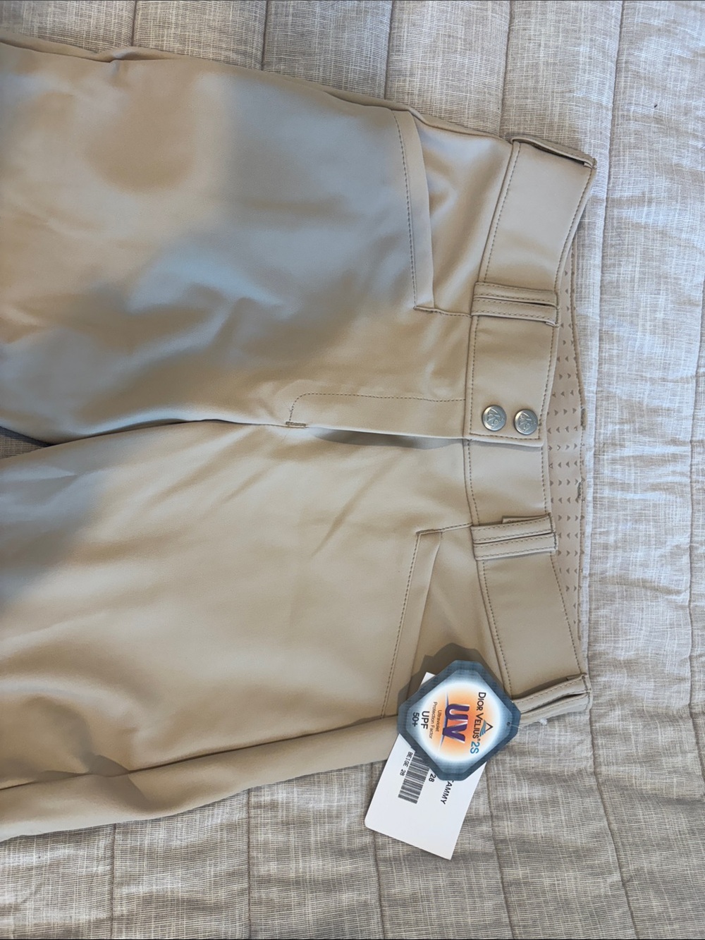 Womens Performance Riding Breeches — Tan - Picture 3 of 4